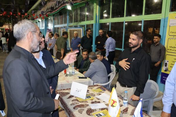 برپایی موکب خدمت در گلستان شهدای اصفهان با حضور فرماندار اصفهان 