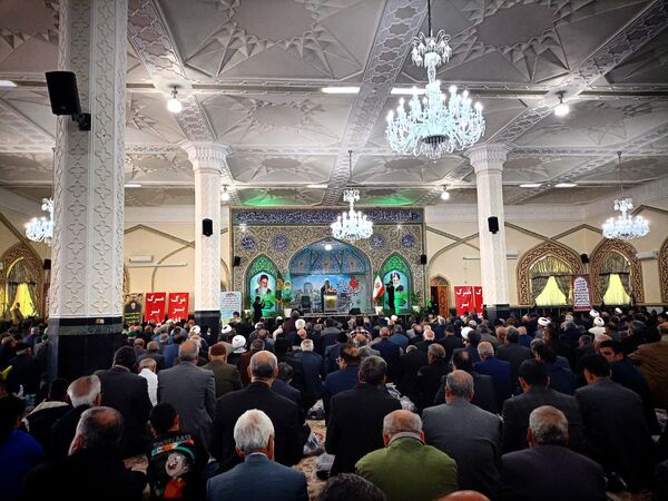 نماز عبادی سیاسی جمعه در زیارتگاه مدرس(ره)