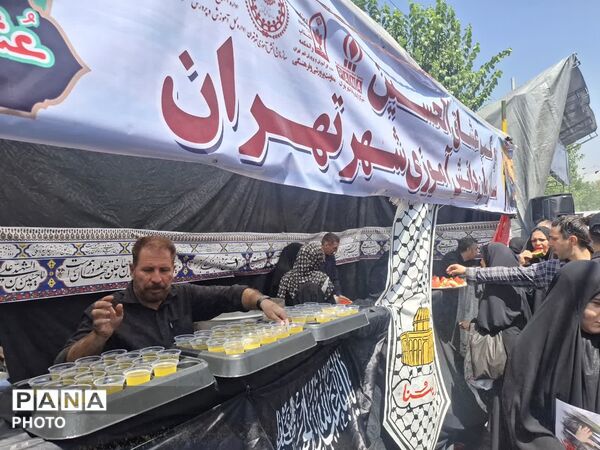 راهپیمایی جاماندگان اربعین در تهران 