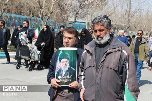 راهپیمایی روز قدس شهرستان بجنورد استان خراسان شمالی 