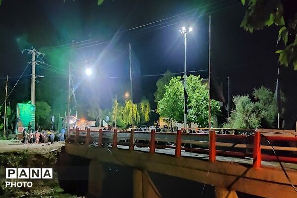 مراسم عزاداری ششمین شب از ماه محرم الحرام در حسینیه شهدای شهر بار