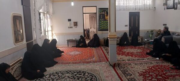 برگزاری روضه های خانگی در روستای فدافن