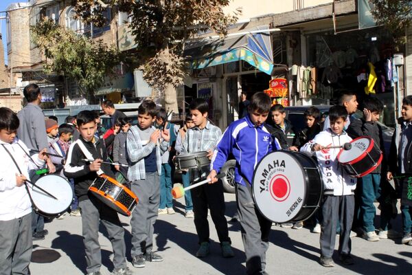 دسته عزاداری نوگلان فاطمی در شهرستان بن 
