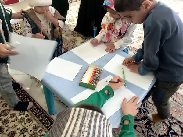 برپایی غرفه کودک در نماز جمعه 