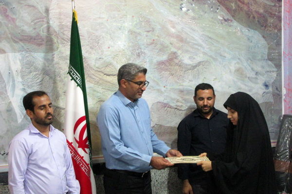 تجلیل از دانش‌آموزان خبرنگار پانای شهرستان بشاگرد 