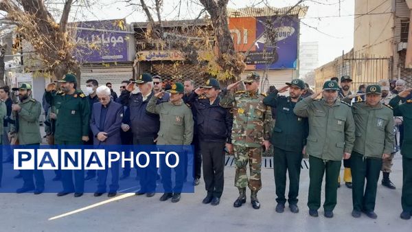 تشییع پیکر شهدای گمنام در بجنورد