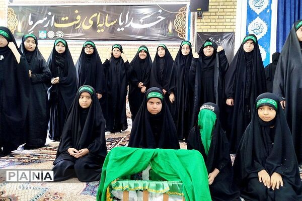 طنین نوای «لبیک یا حسین» در مراسم شیرخوارگان حسینی