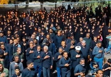 نوای شام غریبان امام حسین (ع) در شهرستان رودان طنین‌انداز شد