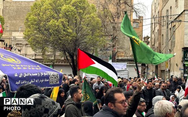 راهپیمایی پرشور مردم ولایتمدار شهرستان شهریار در روز جهانی قدس
