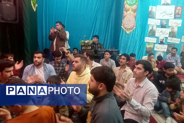 مراسم شب نیمه شعبان در پایگاه حر قرچک