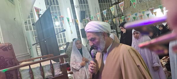 برپایی اعتکاف در مسجد جامع روستای صرم قم