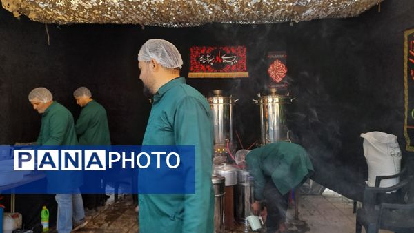 برپایی چایخانه جوانان مهدوی نیشابور در دهه اول فاطمیه 