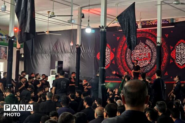 سوگ تاسوعا در آستان مقدس امامزاده سید عبداللهِ بلیان