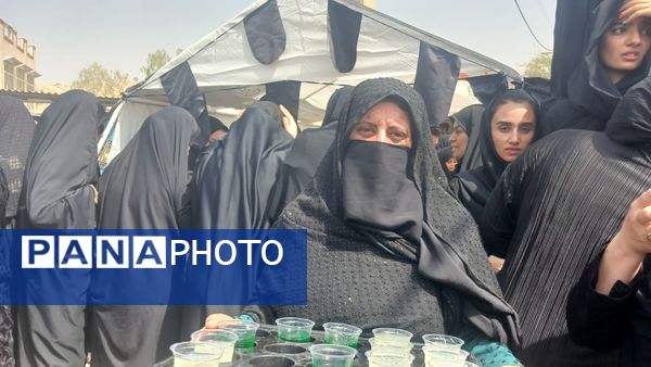 مراسم عاشورای حسینی در گلزار شهدای شهرستان لنده