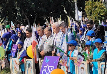 به مناسبت افتتاحیه معنوی سی و هفتمین جشنواره کودک و نوجوان در گلستان شهدای اصفهان