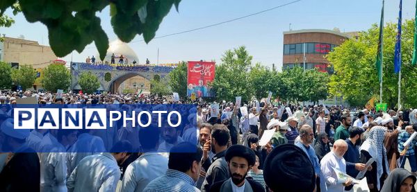 خروش مردم انقلابی قم در اعلام انزجار از جنایات رژیم صهیونیستی 