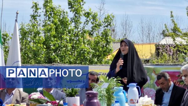 آیین کلنگ‌زنی دبیرستان دخترانه افراسیابی در محمود‌آباد 