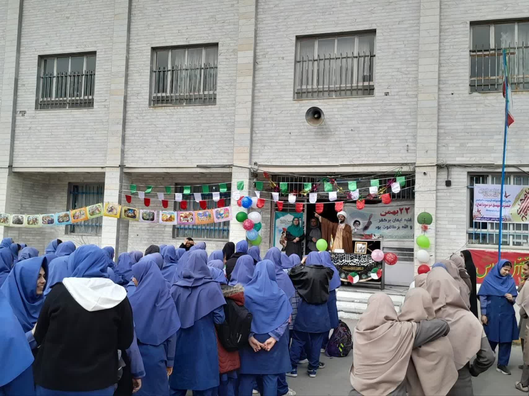 مراسم نیمه شعبان در دبیرستان دخترانه پروین اعتصامی 