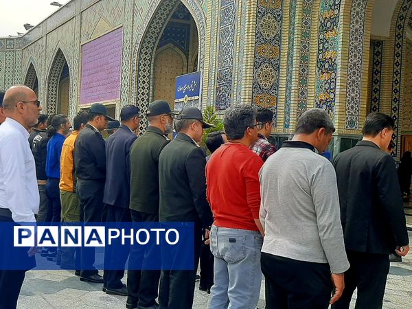 تشییع پیکر شهدای نیروی انتظامی مشهد مقدس