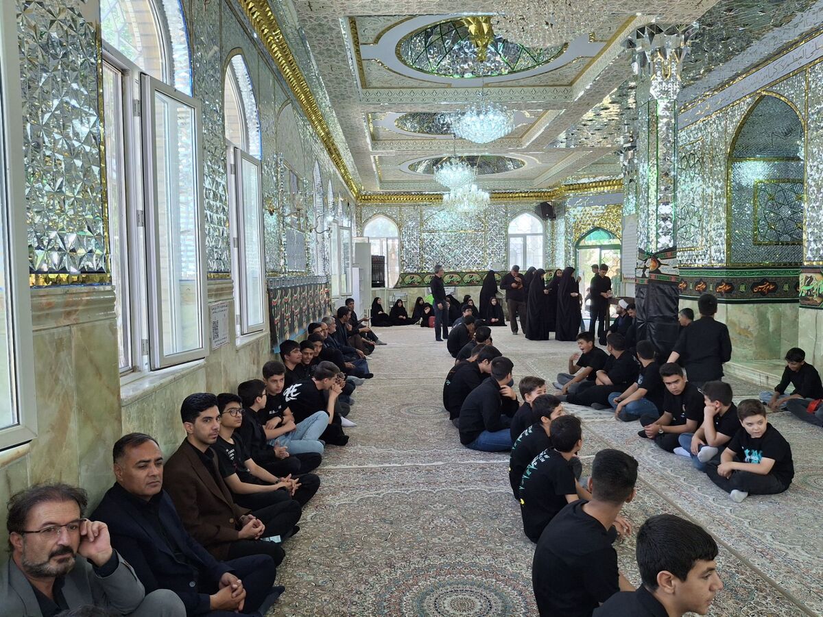 مراسم سوگواره «احلی من العسل» در شهرستان خدابنده برگزار شد