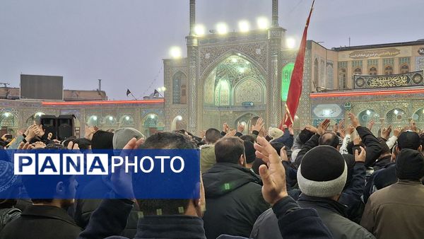 مراسم عزاداری شام شهادت امام هادی(ع) در حرم بانوی کرامت 