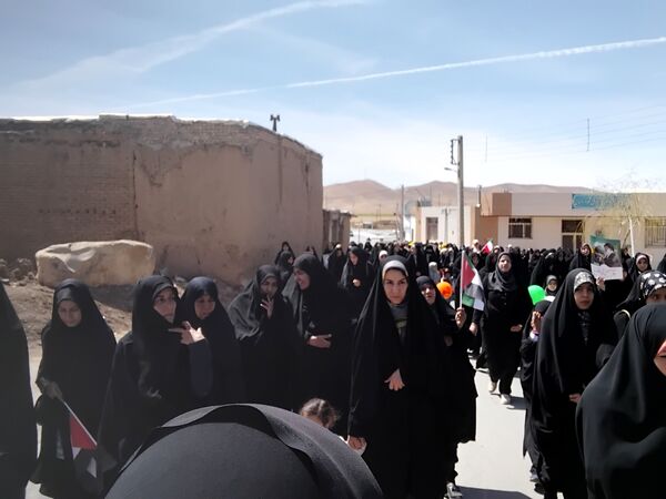 شهر وردنجان یک‌صدا به حمایت از فلسطین برخاست