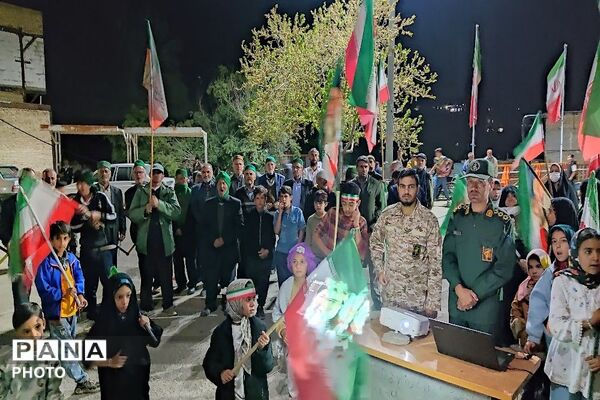 جوشش غیرت انقلابی مردم شهر بار در  اجتماعات شبانه