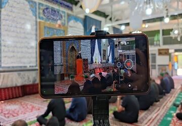 اقامه نماز عبادی سیاسی جمعه در روز چهارم ماه محرم، مسجد جامع شهر بار
