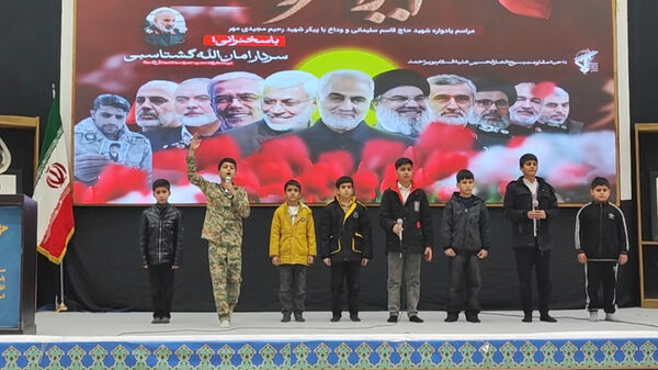 وداع با پیکر مقدس شهید مرزبان