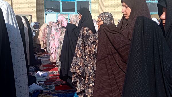 اقامه نماز  باران در نیشابور