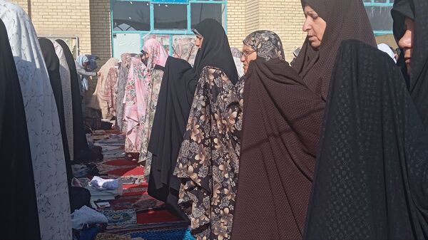 اقامه نماز  باران در نیشابور