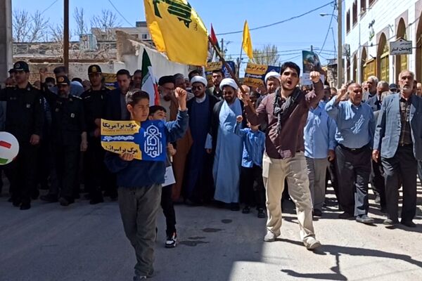 تجلی شکوه راهپیمایی روز قدس در آباده