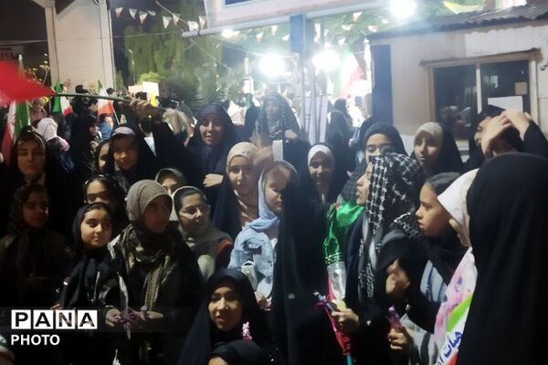 حضور معاون توسعه و پشتیبانی اداره کل آموزش و پرورش تهران در تجمعات شبانه میدان نماز شهرری 