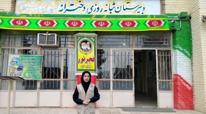 آماده‌سازی آموزشگاه شهید مجید دهنوی به مناسبت دهه فجر و نیمه شعبان 