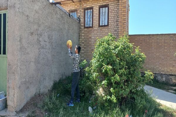برگزاری اردوی درون مدرسه‌ای در مدرسه شهید معتمدی گزکوه