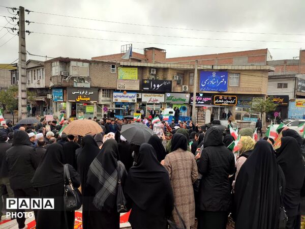 بیعت مردم آق قلا با رهبر جدید