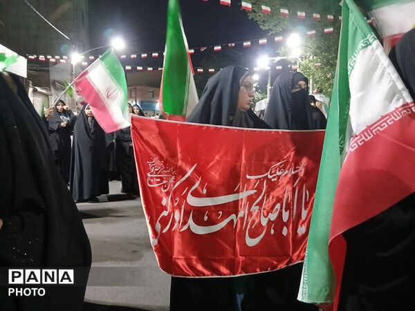 نود و دومین شب ایستادگی مردم زیبادشت در بیعت با آرمان‌های انقلاب