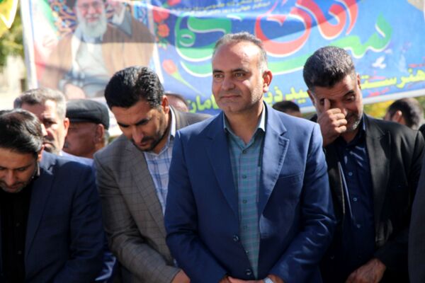 شکوه حضور مردم شهرستان سامان در راهپیمایی یوم‌الله ۱۳ آبان