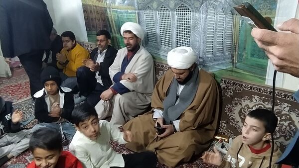 جشن میلاد طفل شش ماهه کربلا در هیئت علی‌اصغری فداف