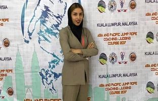 معلم سمنانی، تنها نماینده ایران در دوره پیشرفته داوری و مربیگری طناب‌زنی آسیا