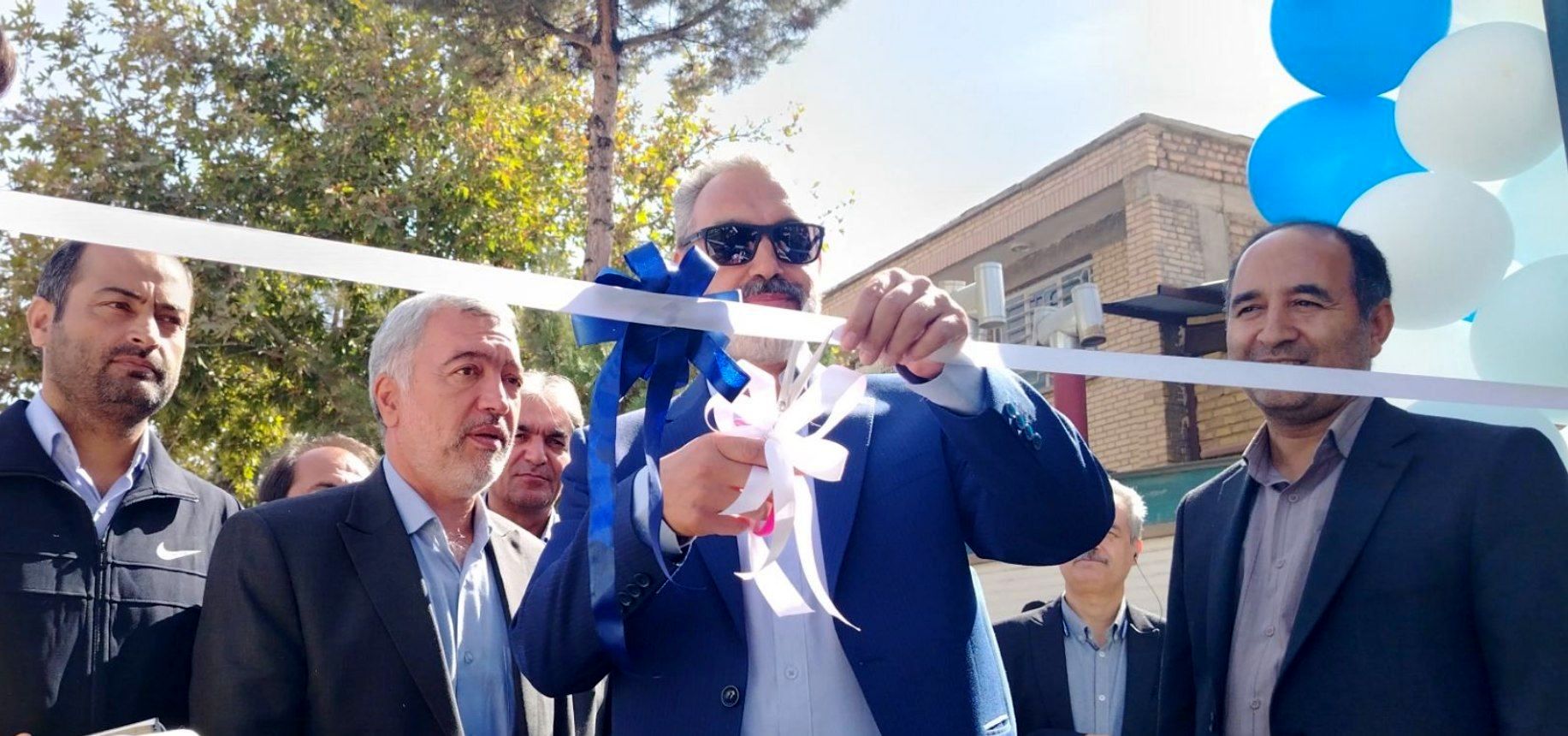 آئین افتتاح چمن مصنوعی سمپاد آموزشگاه شهید بهشتی نیشابور