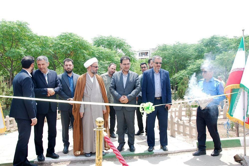 افتتاح نمایشگاه دهه ولایت در بوستان زیتون شهر قیامدشت