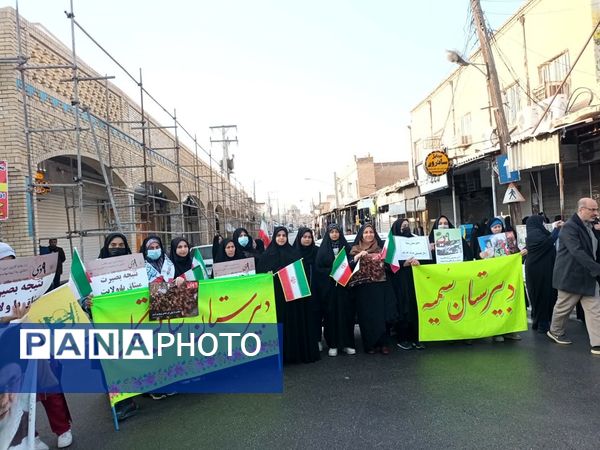 تجدید بیعت مردم بهبهان با انقلاب اسلامی در حماسه ۹ دی