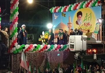 شمیم حرم رضوی در شب اقتدار ملایر 