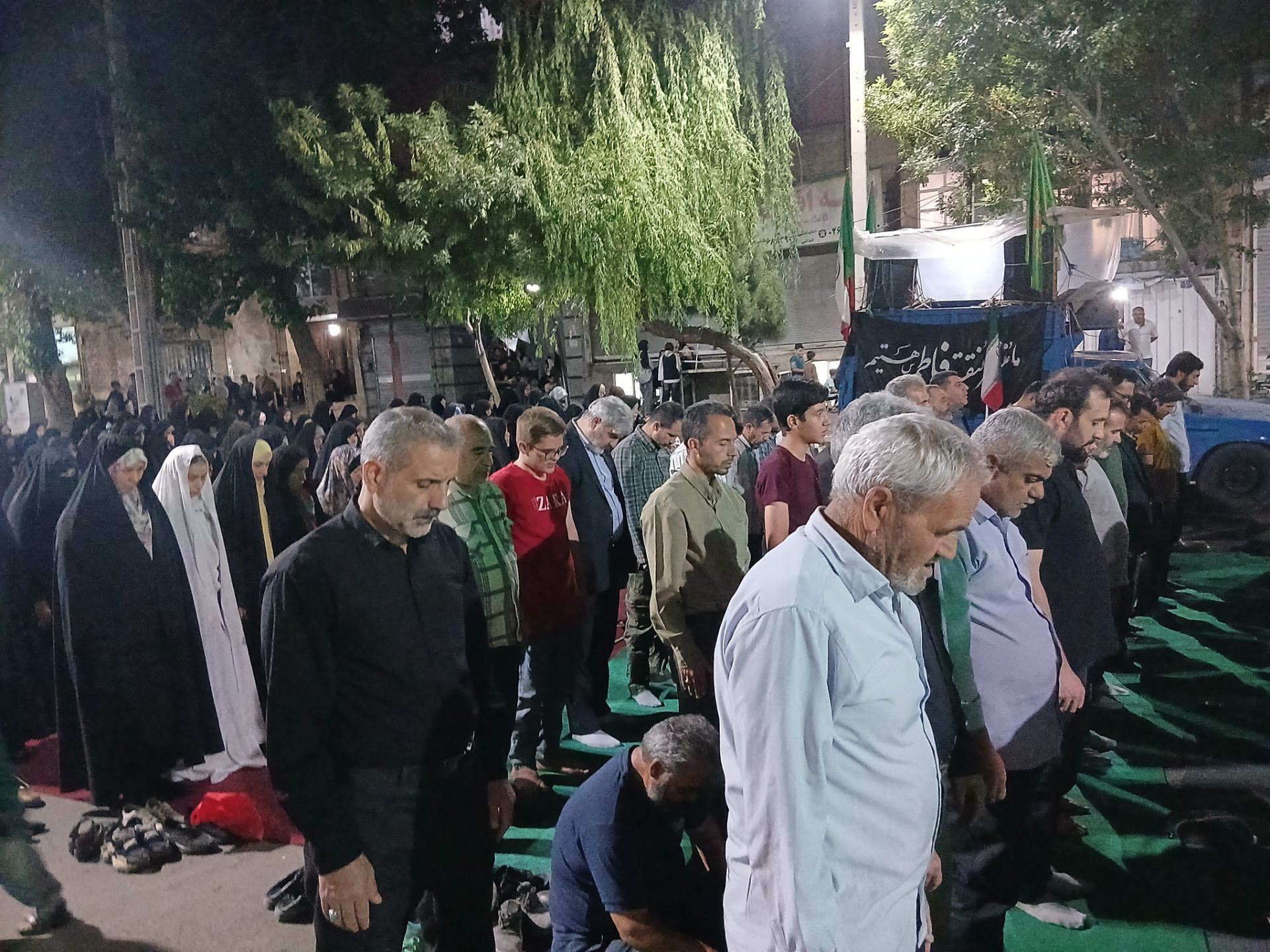 نماز استغاثه در خروش حماسی هفتاد و پنجم