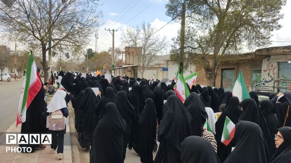 حضور مردم کوهنانی در راهپیمایی روز قدس