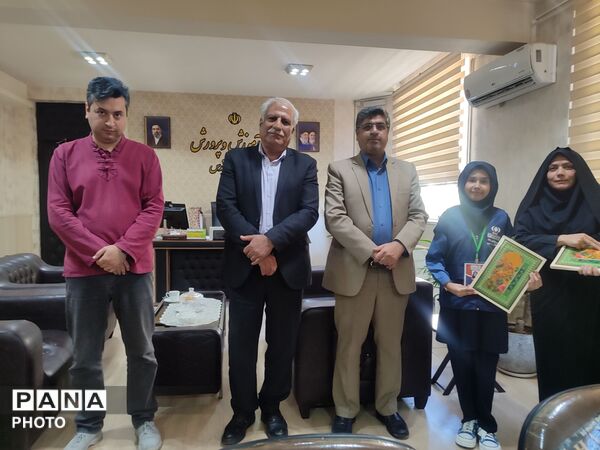 آیین تجلیل و تقدیر از دانش آموزان  خبرنگار خبرگزاری پانا ناحیه۳