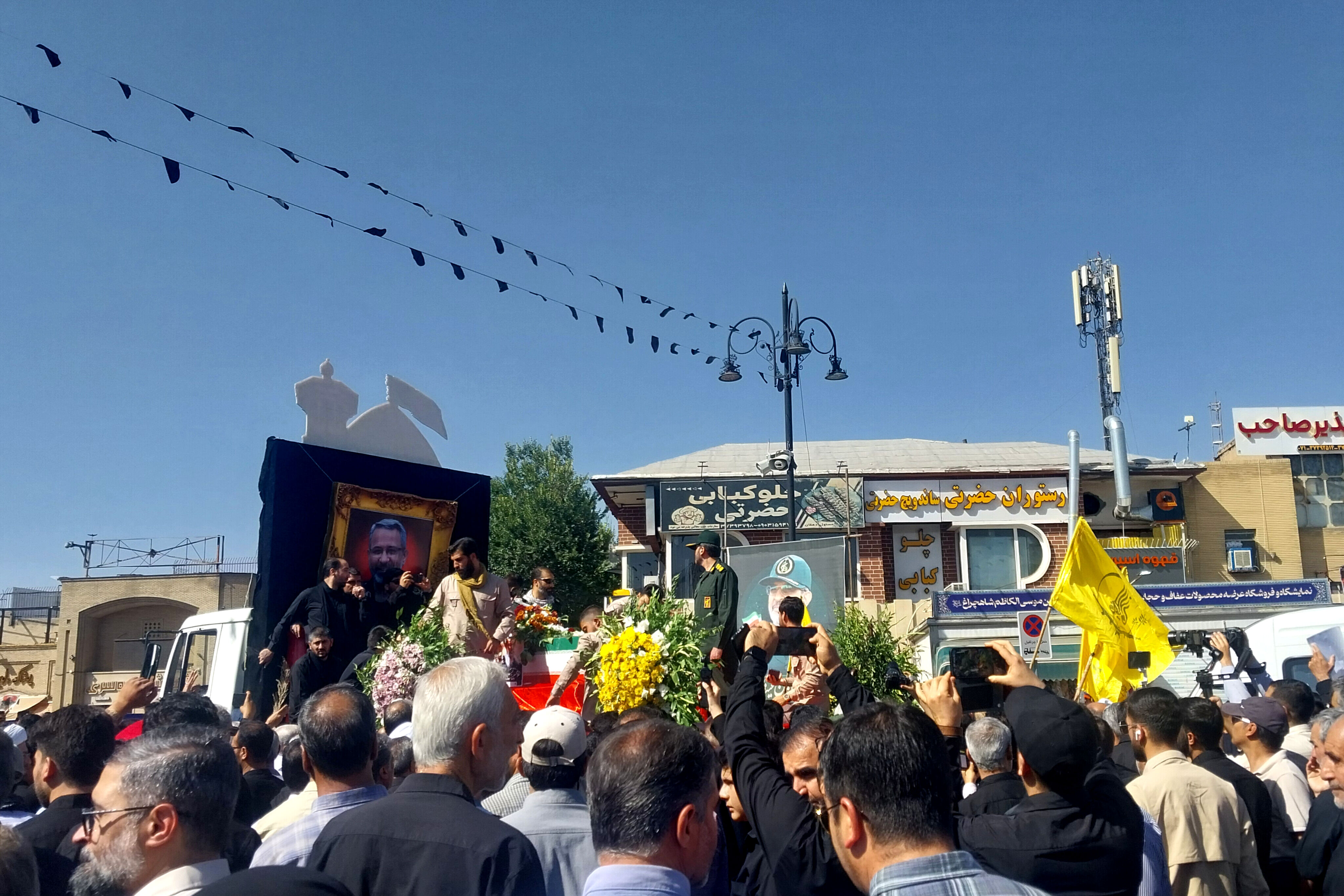 شیراز میزبان پیکر مطهر یکی از سرداران بزرگ انقلاب