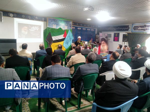 مراسم گرامیداشت شهید مقاومت در محل سپاه ناحیه شهرستان خلیل‌آباد