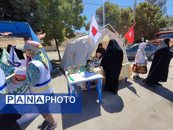 برپایی موکب سازمان دانش‌آموزی در شهرستان سملقان